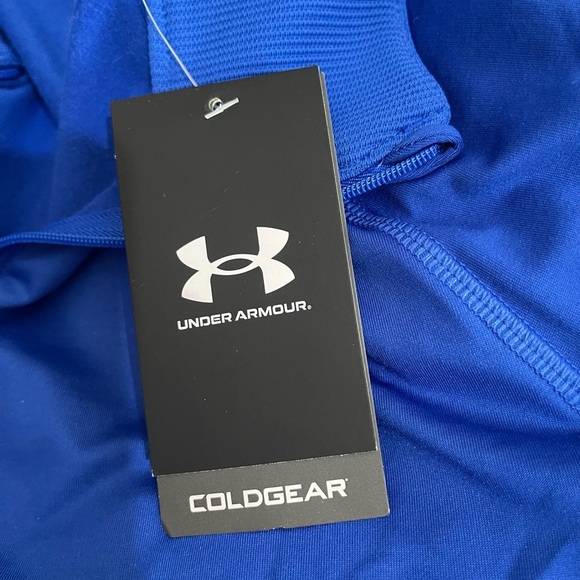Under Armour Blue 1/2 Zip Top XL REGULAR NWT . prize inside!!! Light but warm - Picture 6 of 15